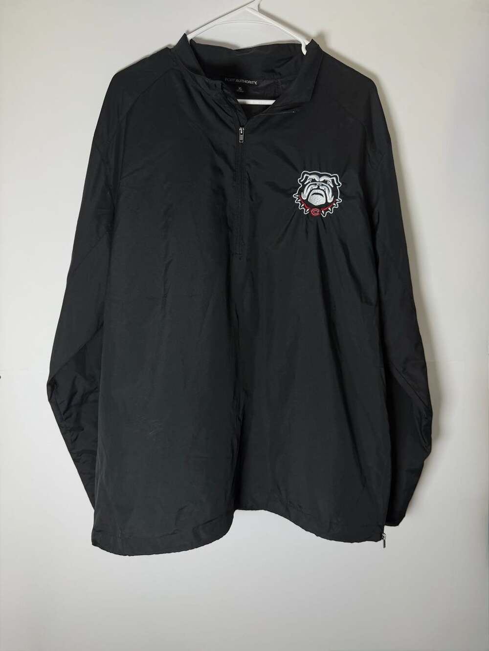Port Authority Georgia Bulldogs Full Zip Jacket XL Black